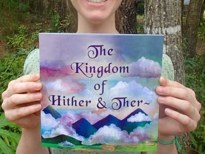 The Kingdom of Hither & Ther~ art book children design fantasy illustration magic painting typography watercolor