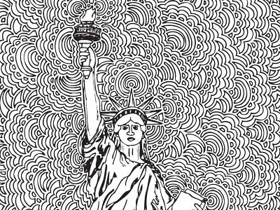 Statue of Liberty Drawing Meditation