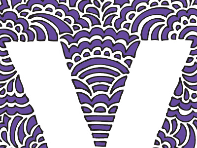 v abstract alphabet art drawing illustration pattern purple typography v violet