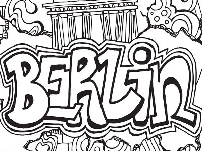 Berlin Graffiti Drawing Meditation