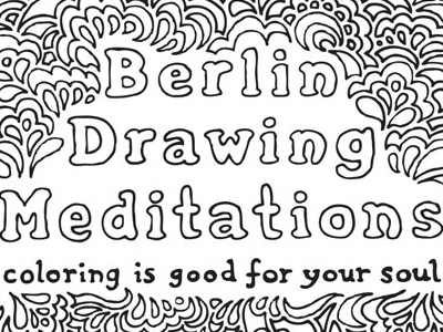 Berlin Drawing Meditations Coloring Book abstract berlin color coloring book drawing meditations drawings germany illustration pattern