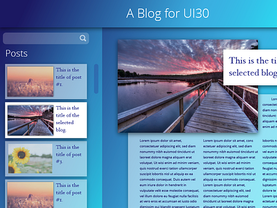 UI30: Blog post blogpost ui30