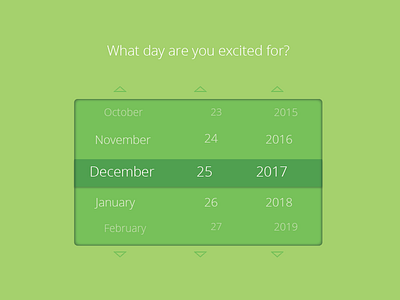 UI30: date picker