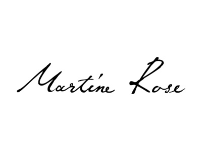 Martine Rose Logotype logo logotype typography