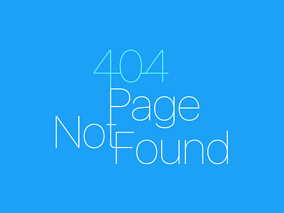 404 Page Not Found web