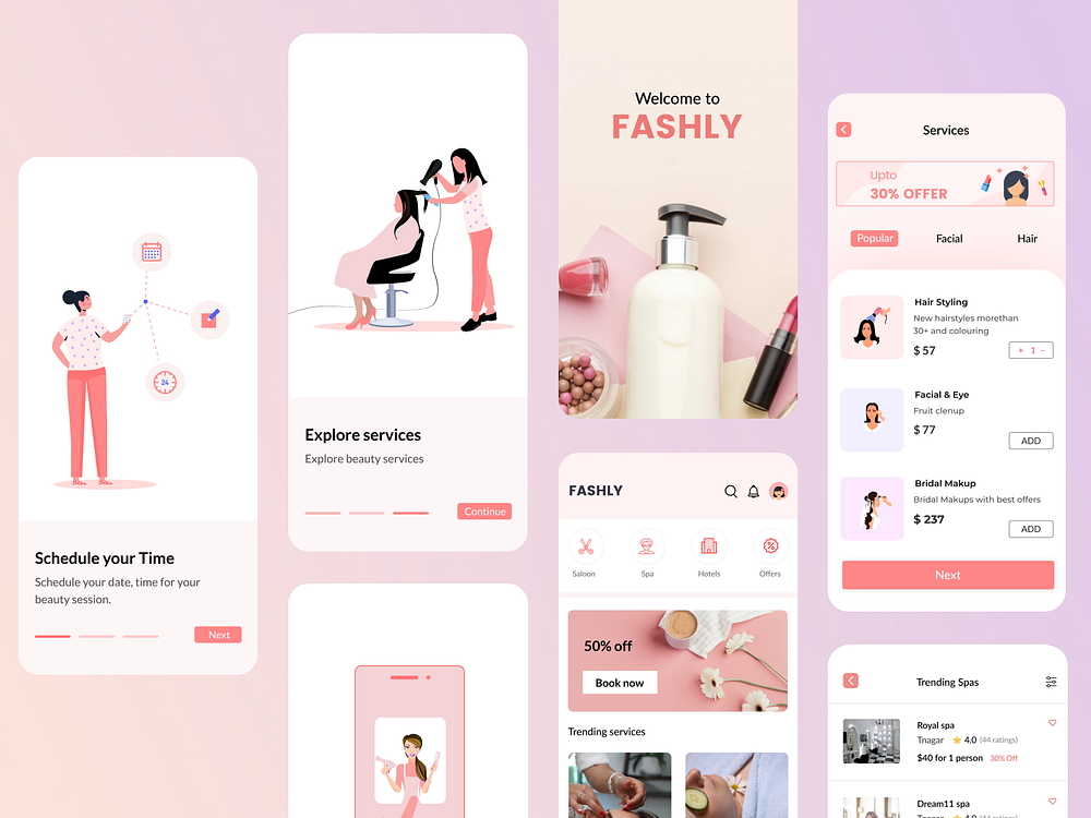 FASHLY - concept app by Shanmuga7 on Dribbble