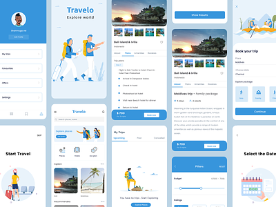 Travel app concept adventure booking booking app explorer hotel mobile responsive design travel app traveler traveling trip trip planner