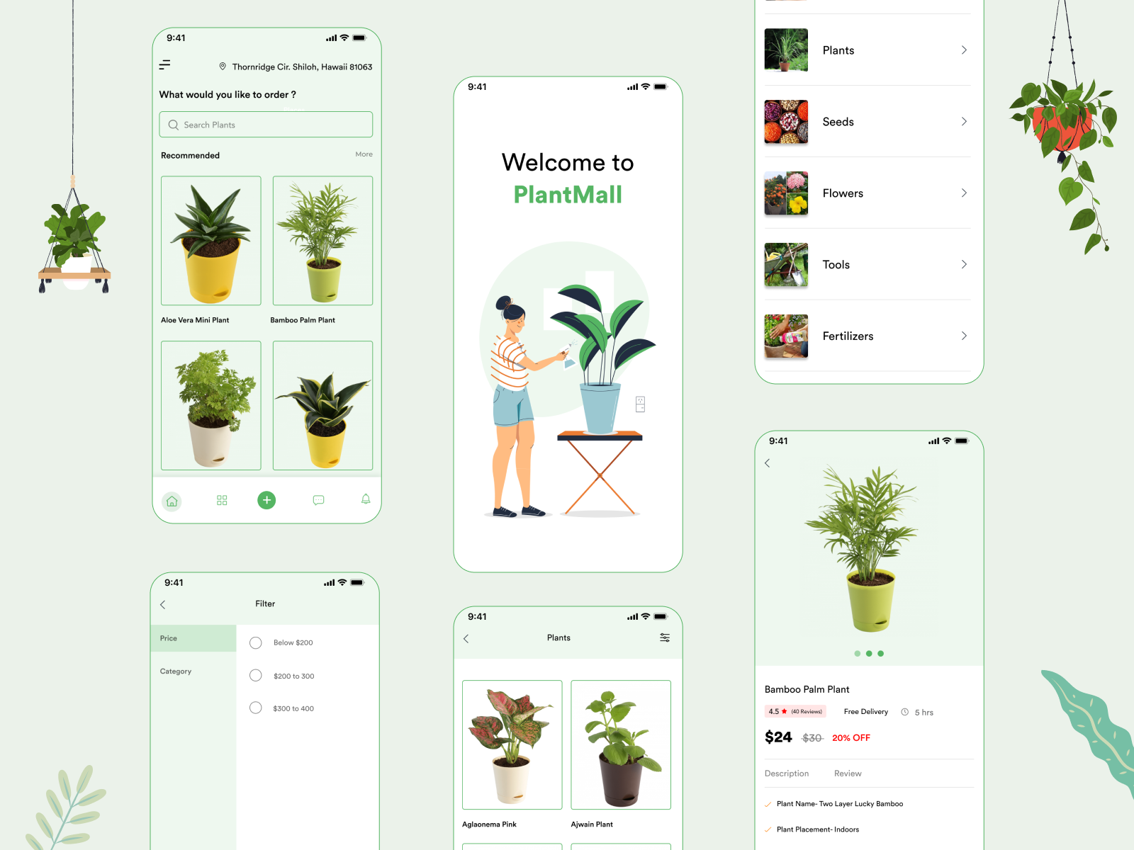 Plants app by Shanmuga7 on Dribbble