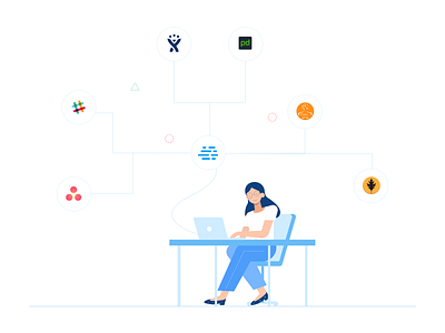 Integrations Monitoring devops illustration illustration art monitoring webdesign webperformace webspeed