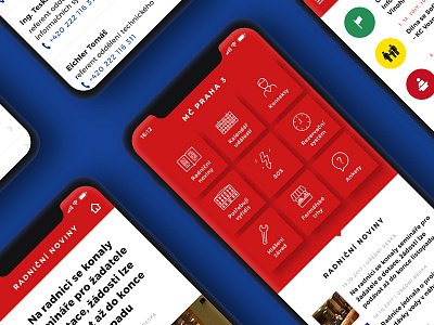 Praha 3 app design