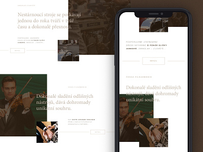 Bechyne watchmaker's - Partnership boutique graphic design mobile web web design webdesign website