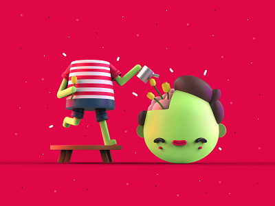 VDInk 19/31 3d character design characters creative cute design illustration inspiration mexico mrolds vdink