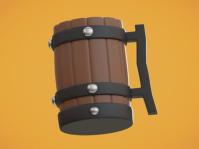 Game Icon Challenge: 07 Jar 3d blender creative cute icon illustration inspiration jar stylized