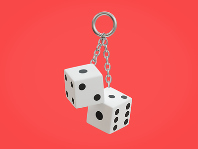 Game Icon Challenge: 09 Dice 3d blender creative cute dice icon illustration inspiration stylized