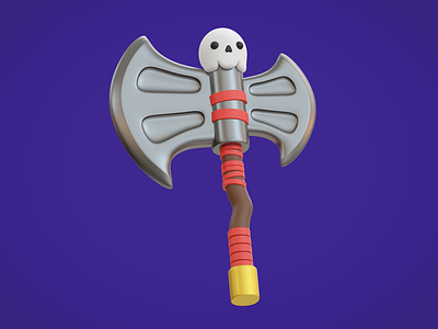 Game Icon Challenge: 10 Axe 3d axe blender creative cute icon illustration inspiration stylized