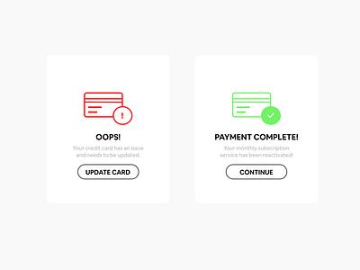 Daily UI #11 - Flash Message credit card credit card payment creditcard daily 100 challenge daily ui challenge dailyui dailyui011 dailyuichallenge design error error message figma flash message illustration message messages modern success message