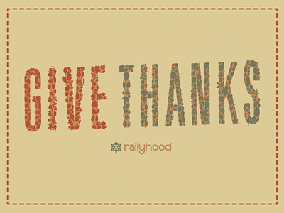 Give Thanks facebook header facebook fall give thanks header holiday leaf leaves rallyhood thanksgiving