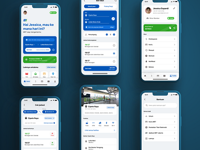 MRT J App Redesign app jakarta mrt redesign ui