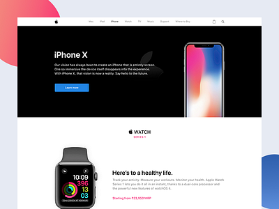 iPhone apple iphone iphonex landing phone product website