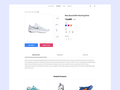 Ecommerce Category Page category design ecommerce nike product shoe