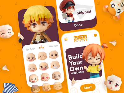 Pretend Build Your Own Nendoroid App