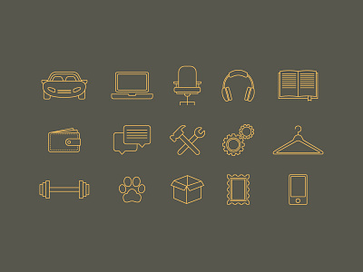 Line Icons Set icon icon set