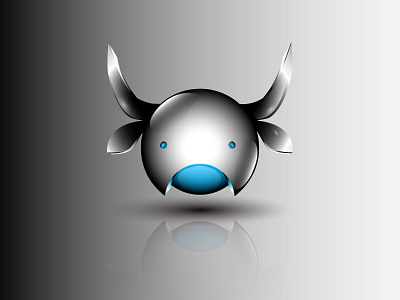 Bull Icon design graphic design icon icons