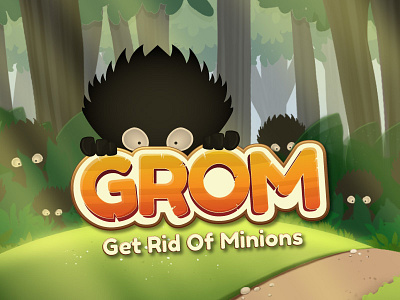 GROM - get Rid Of Minions design digital 2d digital art digital artist game game app game art get rid of minions graphic design grom illustator illustration mobile game photoshop photoshop art ui ui design vector video game video games