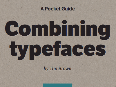 Proof five simple steps pocket guide typography