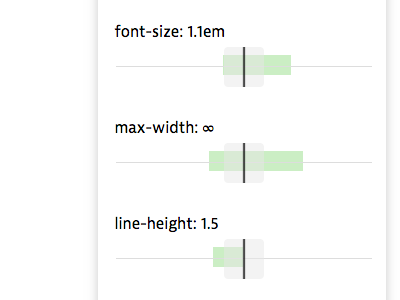 Recommended ranges font metrics universal typography