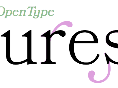 OpenType features