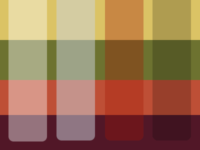 Four by four color palette