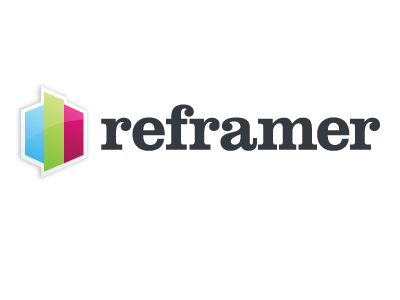 Reframer Logo branding logo webapp