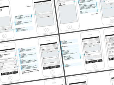 Mobile App Wireframes mobile wireframes