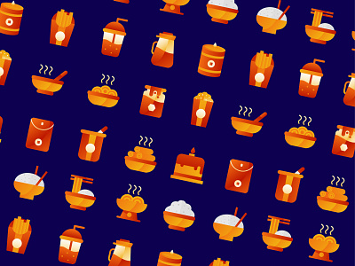 Food and drinks icon design food food and drink icon icon design iconography illustration ui ux vector