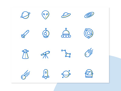 Space Icons Sets app button color icon icon pack icon sets iconography icons mobile space symbol ui design ui ux vector web