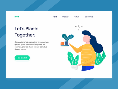 Landing Page - Exploration design header illustration landing page ui ux vector web web design