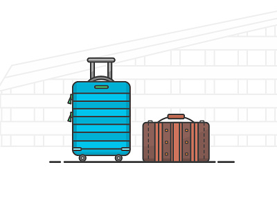 New Journey flat icon icondesign illustration journey minimalist travel ui ux vector