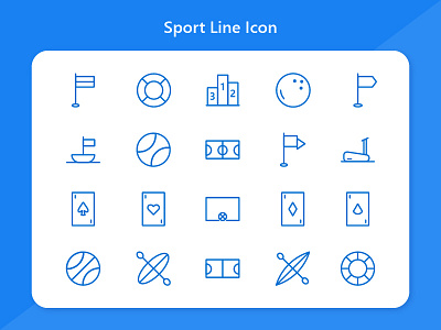 Sports Icon android baseball football icon icon design icon pack iconography icons line icon mobile app sport web