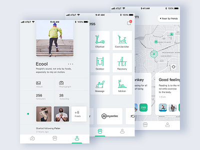 Fitness App Ui Design