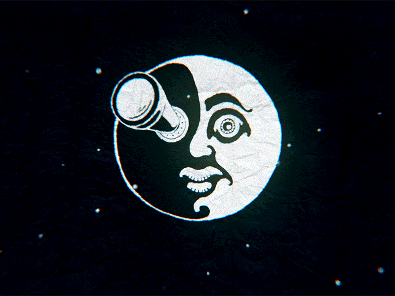 The Spinning Moon 12framesaday 2danimation animation animation2d characteranimation framebyframe georgemelies levoyagedanslalune loop moon spinningaround