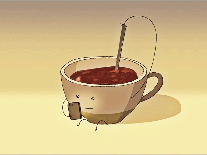 Social Cup of Coffee by Mikhail Ivanchuk on Dribbble