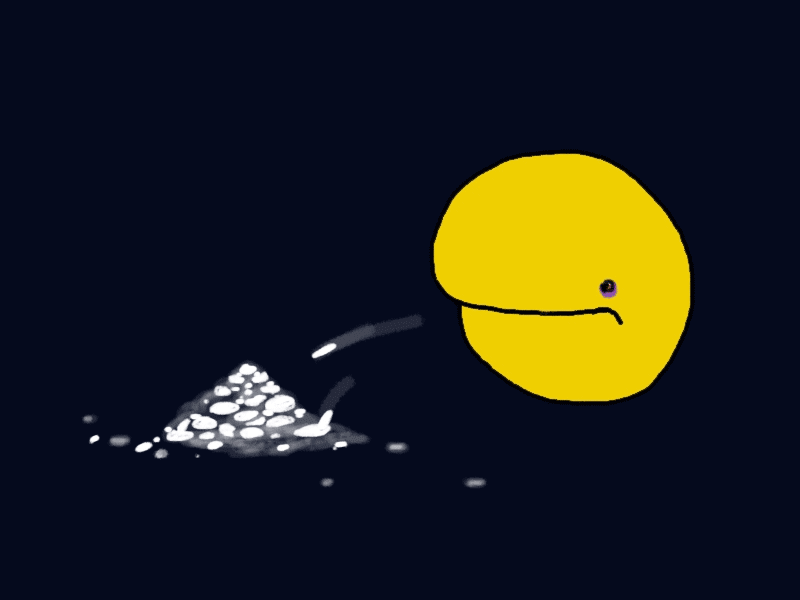 12framesaday Sick Pacman 12framesaday 2d 2danimation animation animation2d characteranimation framebyframe handdrawn pacman