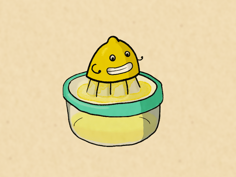 12framesaday Lemon Juice by Mikhail Ivanchuk on Dribbble