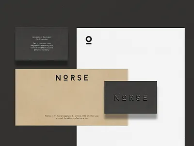 NORSE bold branding clean masculine minimal natural noir nordic