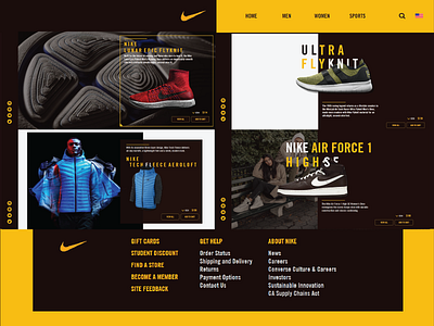 Nike- Web Concept/Prototype