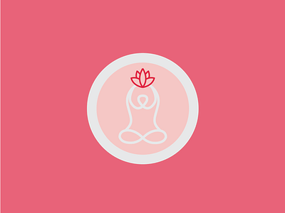 Logo for a Yoga center. branding design icon illustration logo