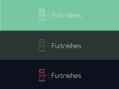 Logo for Furniture company named "Furtnishes" branding icon logo typography vector