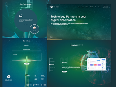 Landing Page for a Blockchain based startup. (Modern Web design) branding design interaction design ui ui ux ui ux design ui web ux web