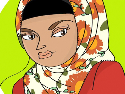 Muslim Girl colors drawing eyes girl illustration illustrator muslim vector